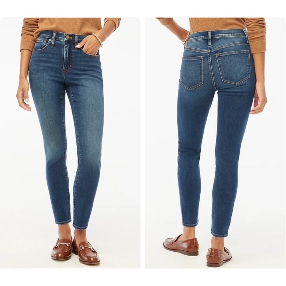 NWT J.Crew 9" Mid Rise Skinny Jean in Signature Stretch Denim CB395 Size 31